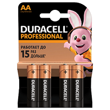 Элемент питания Duracell 4 шт АА